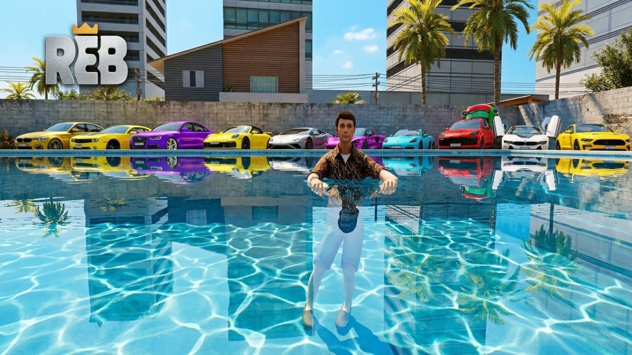 REBAIXADOS ELITE BRASIL | VIDA DE RICO COM VÁRIOS CARROS ESPORTIVOS EQUIPADOS