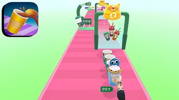 Coffee Stack ​- All Levels Gameplay Android,ios (Levels 423-425)