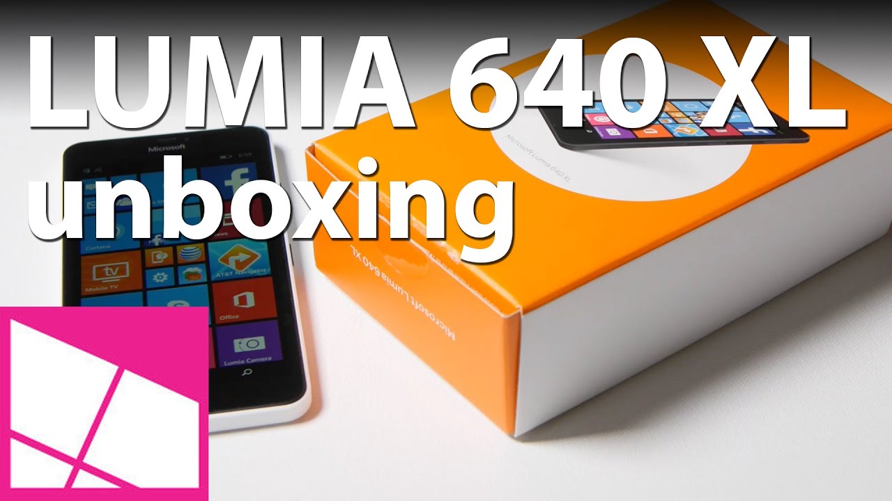 Microsoft Lumia 640 XL unboxing (AT&T)