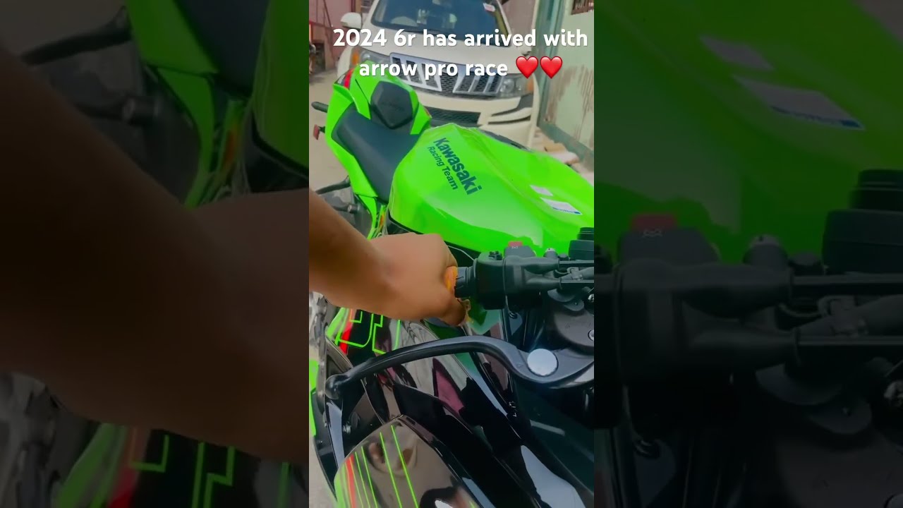 2024 Kawasaki Ninja Zx6r With Arrow Pro Race Titanium Sound