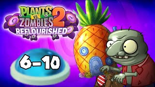 Plants Vs. Zombies 2 Reflourished: Spongebob Age Days 6-10