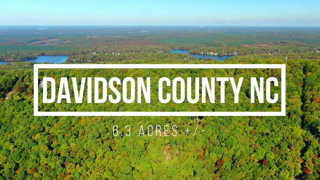 6.32 Acres for Sale in Davidson County, NC. Great Wooded Lot in