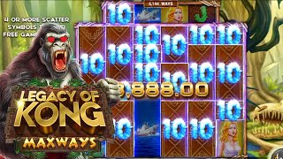 LEGACY OF KONG BONUS BUY MEGA WIN | Spadegaming screenshot 5