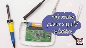How to repair wifi router power supply l Router switch repair l @t.d.electricalsandworks.