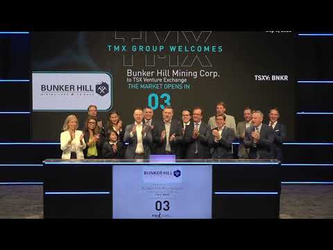Bunker Hill Mining Corp. Opens the Market