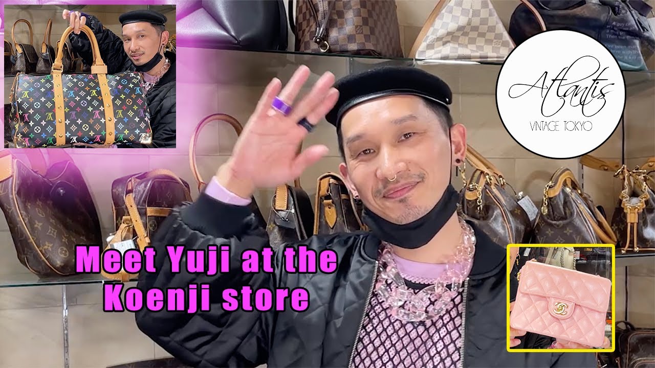 BUYING VINTAGE LUXURY BAGS IN JAPAN CHANEL HERMES LOUIS VUITTON with YUJI ATLANTIS VINTAGE