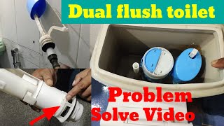 Dual flush toilet | Dual flush toilet not filling | Toilet leakage repair