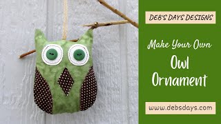 DIY Fabric Owl Christmas Ornament : Fall Holiday Sewing Tutorial
Learn how to make your own handmade stuffed fabric owl ornament with this step-by-step sewing tutorial. This DIY hanging owl is a fun seasonal sewing project that goes together pretty darn fast so youll be able to sew up a whole tree full of cloth owls for your Christmas trees or autumn decor in no time at all. Or skip the ribbon and sew up a bowlful, basketful, or fall tiered tray full of homemade owls!
Get the digital PDF downloadable pattern in my Etsy shop at https://tinyurl.com/234xmzy5
Blog: https://www.debsdays.com
Etsy shop: https://tinyurl.com/k5x8uzkp
Subscribe: https://www.youtube.com/DebsDays?sub_confirmation=1
Pinterest: https://www.pinterest.com/cruisingandcrafting
Links are affiliate links. This means that, at no additional cost to you, I will earn a small commission if you click through and make a purchase. Thanks for your support of the channel!
Materials used in this video:
Polyester Fiberfill Stuffing: https://amzn.to/3KeXWUy
Assorted Buttons: https://amzn.to/3Y8q7qN
Multicolored Colored Twine: https://amzn.to/420kY7M
Elmers Purple Disappearing Glue Stick: https://amzn.to/3HFVjYT
Sewing Essentials I Use Daily:
Singer 9960 Sewing Machine: https://amzn.to/4nxlYIQ
Coats & Clark Dual Duty Thread: https://amzn.to/3FFM1uk
Singer Regular Point Needles: https://amzn.to/4naWcKF
Singer Plastic Bobbins: https://amzn.to/4nBX8Yh
Thread Snips: https://amzn.to/4ng4dhu
Clover Wonder Clips: https://amzn.to/3ULzSbt
Gingher Dressmaking Scissors: https://amzn.to/3IiXKDk
Fiskars Softgrip Scissors: https://amzn.to/4gEJJN2
Olfa 45mm Rotary Cutter: https://amzn.to/3BnX9cV
Fiskars Cutting Mat: https://amzn.to/3Pg5LYv
Omnigrid Rulers: https://amzn.to/3VOE2Rs
Panasonic Cordless Iron: https://amzn.to/3Vq6nPi
Dritz Marking Chalk Set: https://amzn.to/46CxEmU
Check out all my other DIY sewing and craft projects with supply lists, templates, and step-by-step how-to tutorials: https://www.debsdays.com
https://youtu.be/D1AQvxRTO2A
#owls #diychristmasornaments #fabriccrafts #falldecorations #tieredtraydecor
#EtsyCreatorCo #ad DIY Fabric Owl Christmas Ornament : Fall Holiday Sewing Tutorial
