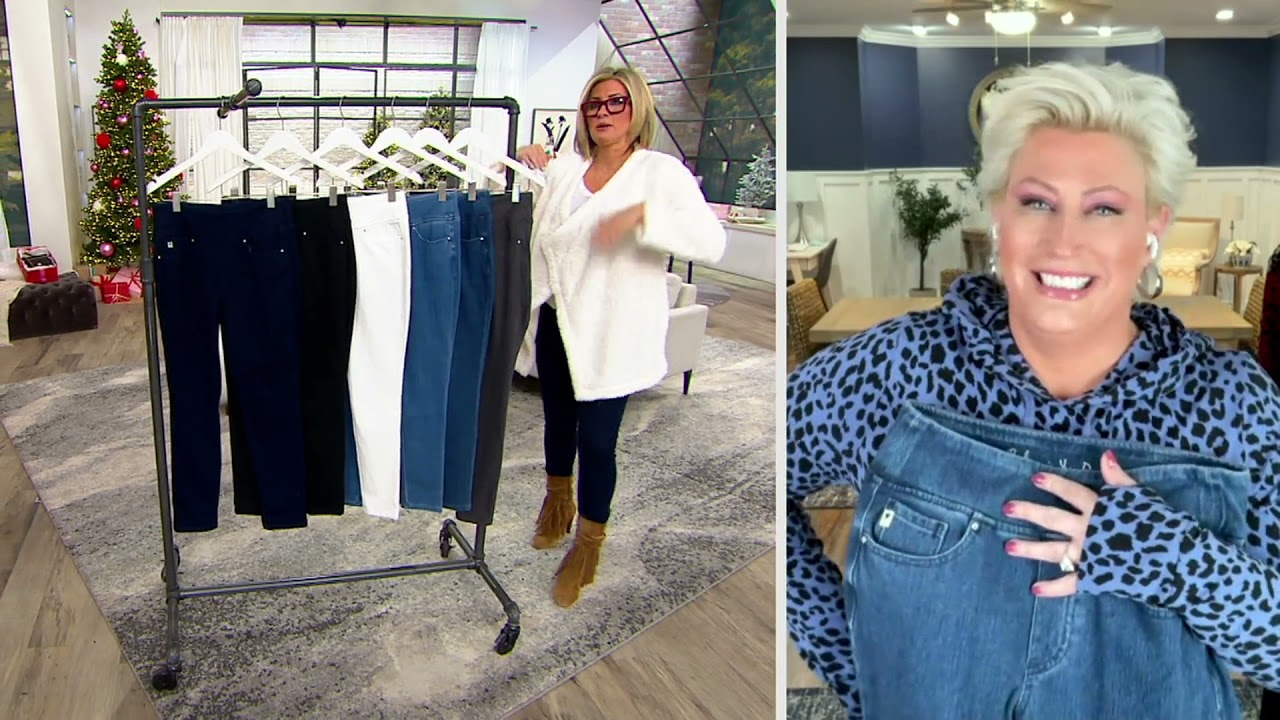 Belle by Kim Gravel Flexibelle Jegging with Back Pockets on QVC