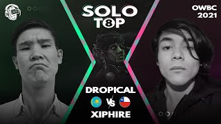 DROPICAL VS XIPHIRE | Online World Beatbox Championship 2021 | TOP 8 | SOLO BATTLE