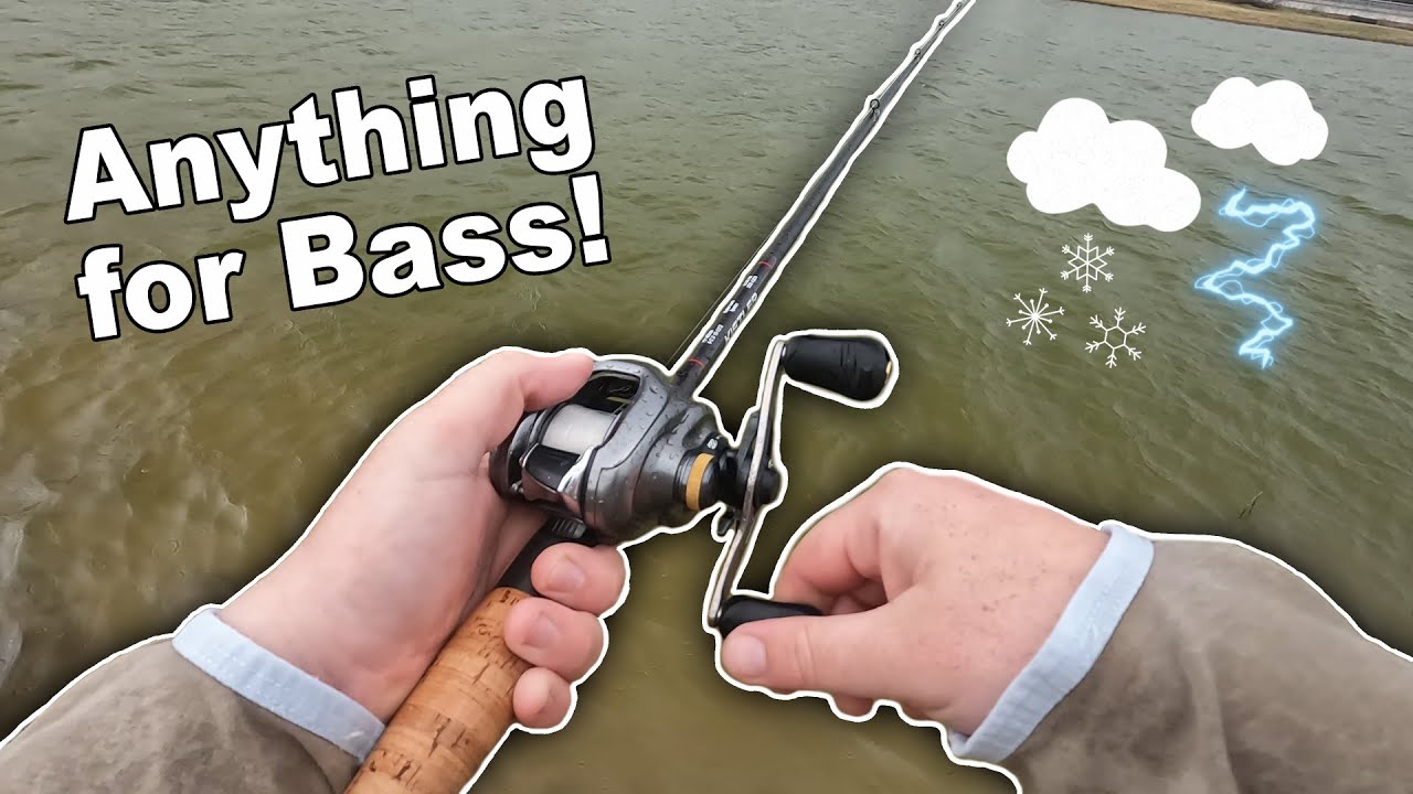 Two Bass Fishermen VS Freezing Winter Storm