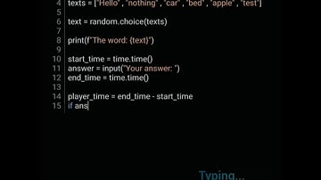 سويت لعبة تخمين عدد حروف الكلمة باستخدام بايثون #coding #programming #python #pythontutorial #code