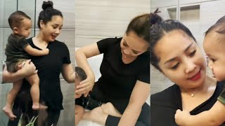 Nagita Hot News Nagita Deg-Degan Saat Mandikan Rayyanza, Sempat Panik Saat Cipung Menangis