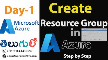 Create resource groups in azure.