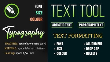 Text tool, Typography and Paragraph formatting in Coreldraw- Complete tutorial