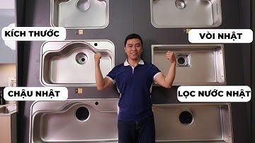 Kích thước những mẫu chậu rửa bát nhật bản Shigeru | HUGA