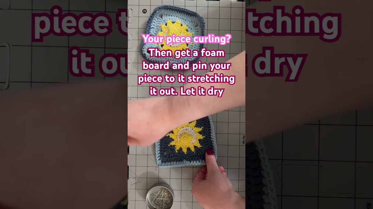 Curling crochet piece? #howtocrochetbeginners #crochet #crochettutorial #crocheting #crochetting