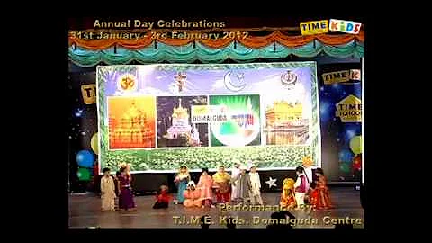 T.I.M.E. Kids  Domalguda Centre, Annual day celebrations 2012,In Madhavi's Town song