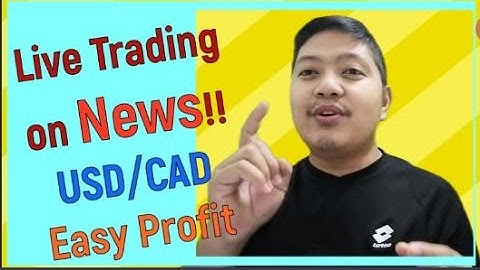 How to Trade in NEWS Live in Forex using Robot Price action EA- USD/CAD trading!!