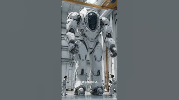 AI video sci-fi mecha test #aivideo #scifi #giantmachine #robot