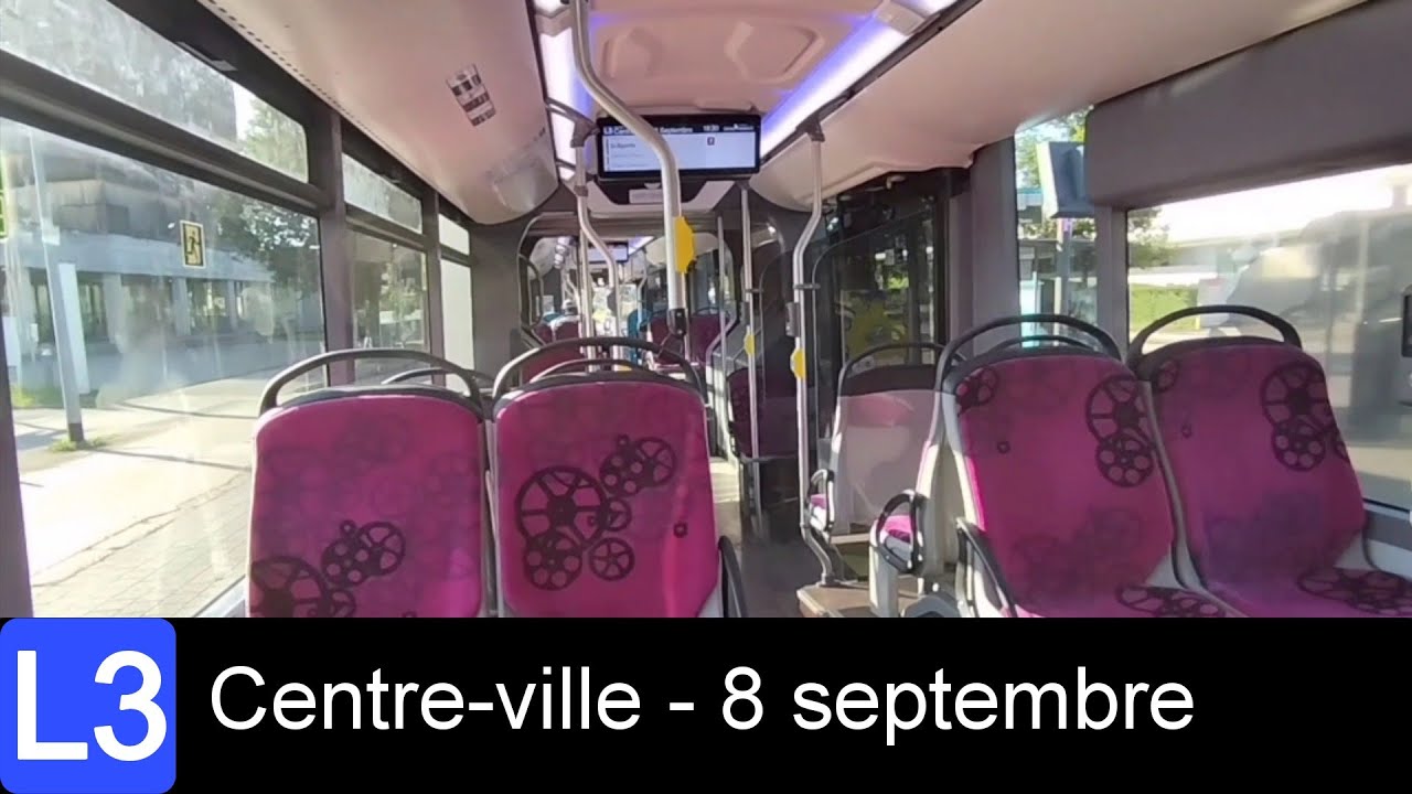 Roadmovie | Iveco Bus Urbanway 18 GNC C9 de Ginko Besançon ☘️ (Ligne L3 ...