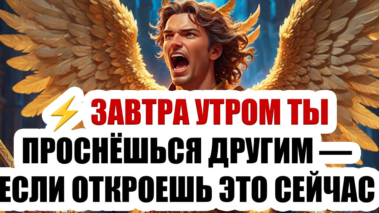 Архангел Михаил предупреждает: в это утро кто-то решает твою судьбу без тебя.Ты ещё можешь вмешаться
