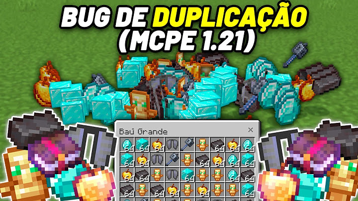 NOVO BUG DE DUPLICAÇÃO de ITENS para Minecraft Bedrock 1.21 - DUPLICA QUALQUER ITEM!