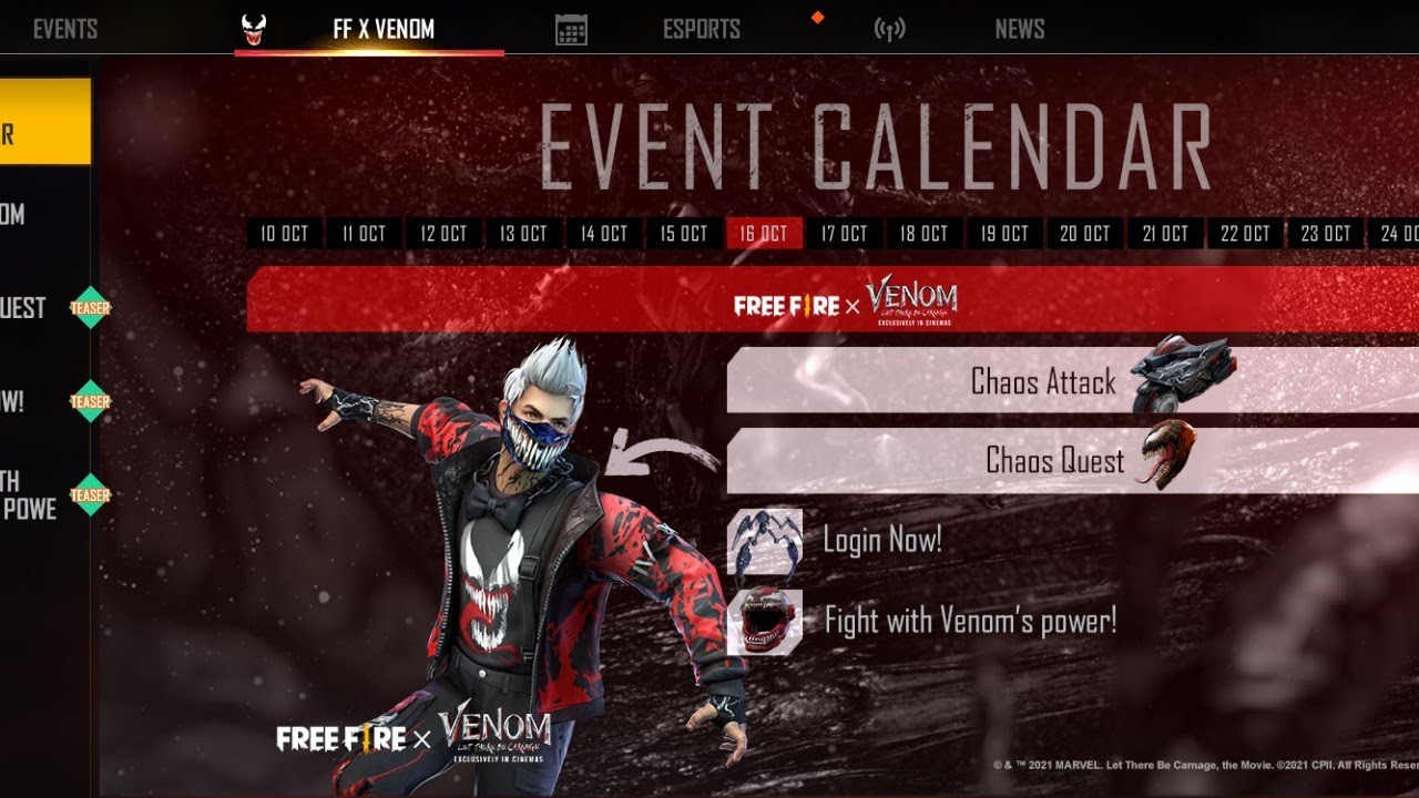 HOW TO GET VENOM EVENT ALL FREE REWARDS