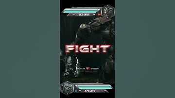 Apelinq vs Scourge with Healthbars | Concept Game UI #shorts