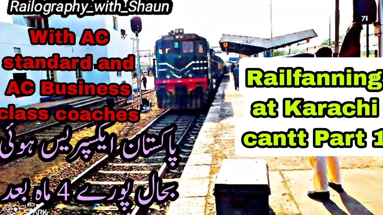 Restoration of Pakistan Express || New upgraded rake|| Railfanning at ...