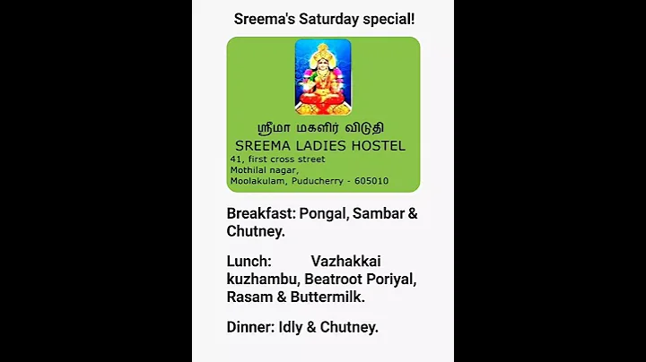 One of the best affordable women's hostels in Pondicherry!