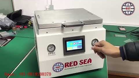 OCA LAMINATION & BUBBLE REMOVE 5 in 1 machine ---100% RESULT---18 months service  machine warranty