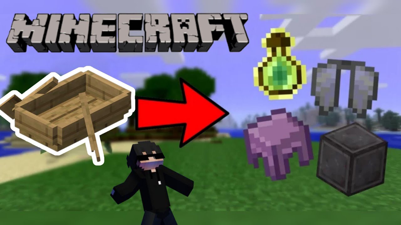 Minecraft, but boating drop OP Items 🤯!!!