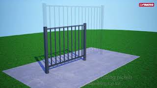 Straco Ezi-Fence Installation Guide: Boundary Fence Instructions