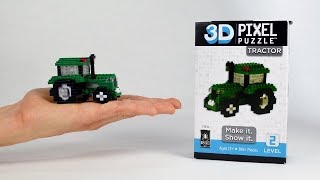 3D Pixel Puzzle Tractor screenshot 4