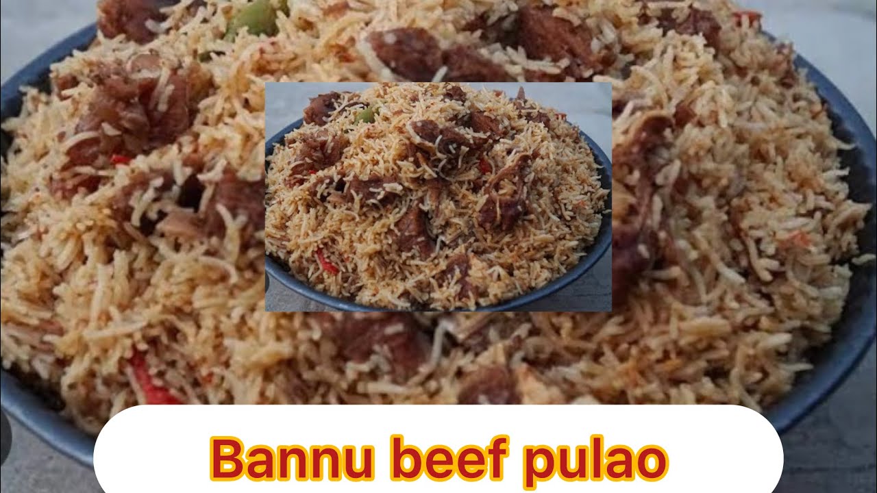 Tasty bannu pulao recipe in Urdu Hindi by (Zohan Hyderabadi foods ...