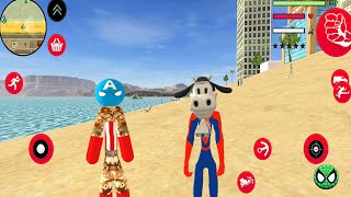 Army Captain Stickman Rope Hero Old Gangster #19 - Android Gameplay screenshot 3