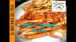 Gambes I Escamarlans Del Racó Amb Salsa De Tomàquet Recepta