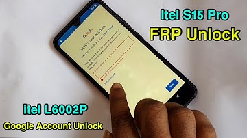 itel S15 Pro FRP Bypass | itel L6002P Google Account Unlock | itel S15 Pro FRP Unlock I FRP Reset |