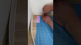 ソフト巾木　入隅の貼り方