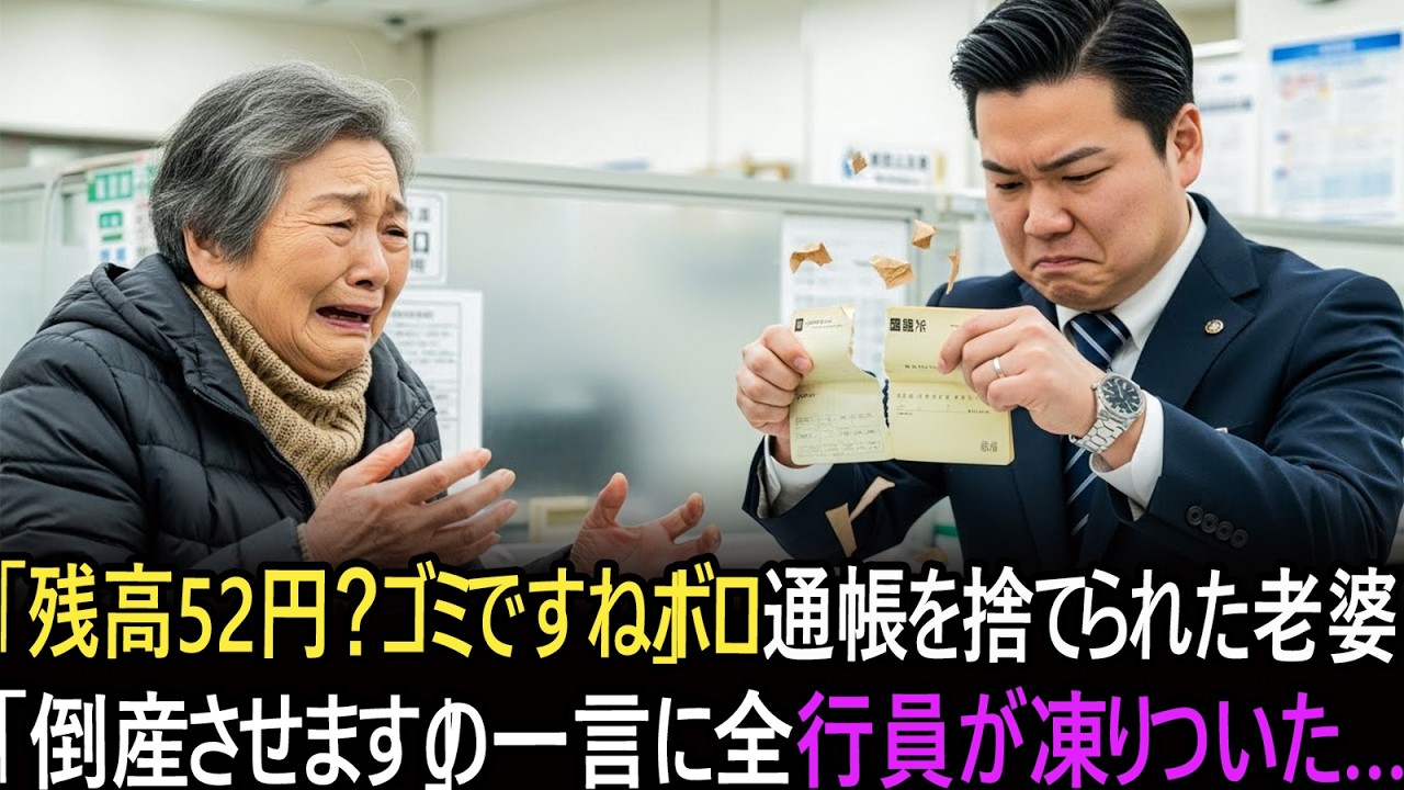 「ゴミ通帳ですね」と笑われた52円のボロ通帳。では、「取引をやめます」と言った瞬間、5000億円が消えた…
