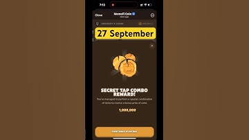 MemeFi secret code today 27 September | MemeFi code today | #memefi #code #secretcode #daily