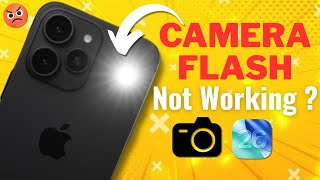 How To Fix Camera Flash Not Working On iPhone 📱| Fix Camera Not Working Problem On iPhone (iOS 26) Wealth