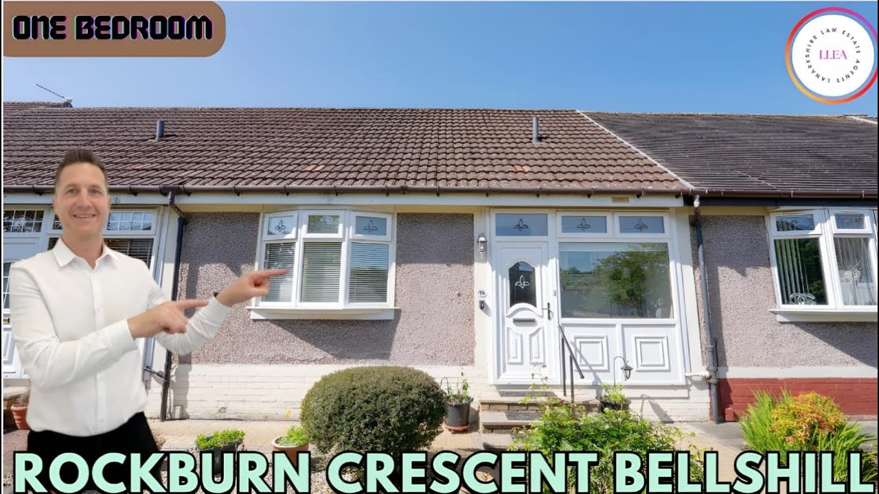 1 Bedroom Mid-Terrace Bungalow for Sale in Bellshill | Rockburn Crescent | £95,000
