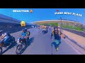 skating reaction 🥵 on pune road | wait for twist 😱 Don't miss || #skating