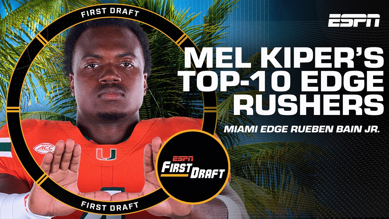 😤Mel Kiper's TOP-10 EDGE RUSHERS of 2026 NFL Draft😤 w/Field Yates! | First Draft🏈