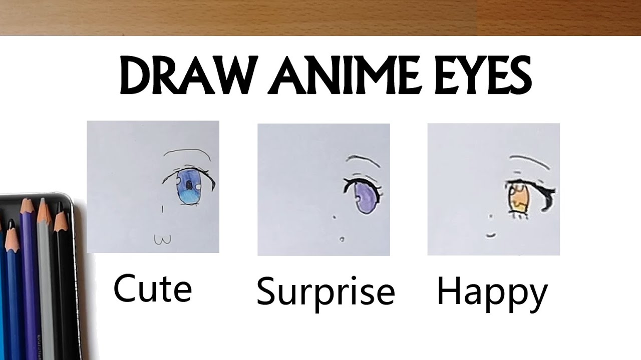 How to Draw Happy Anime or Manga Eyes  AnimeOutline