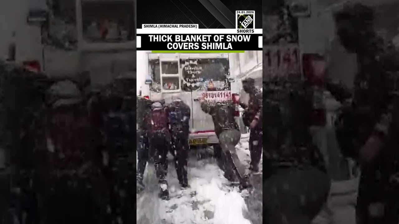 Shimla covered in thick blanket of snow as it received first snowfall of the season