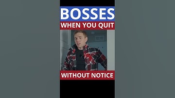 BOSSES WHEN YOU QUIT A TOXIC JOB #shorts