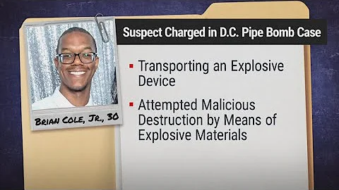 Suspect in DC pipe bomb case said to have confessed in interviews with investigators
